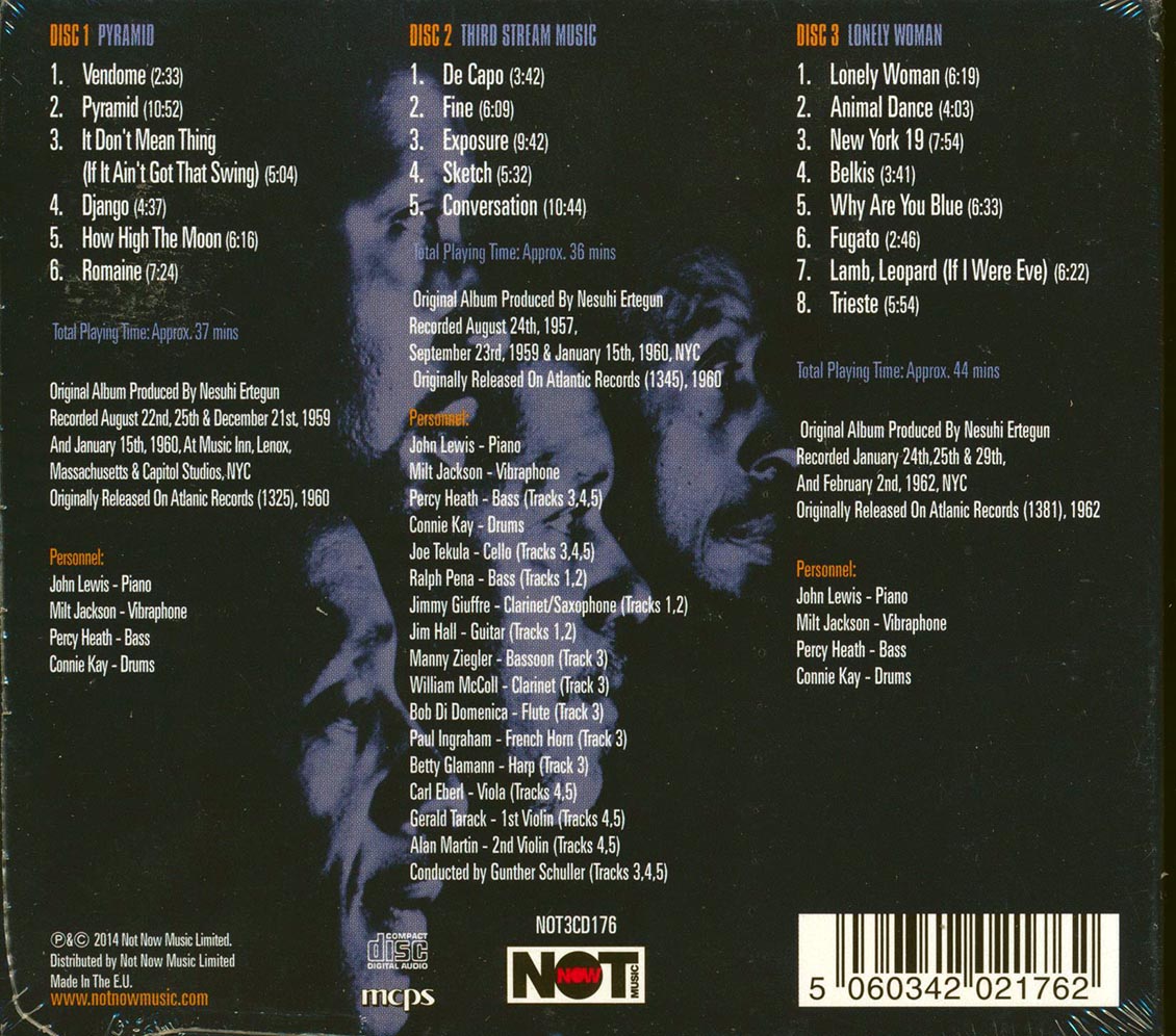 The Modern Jazz Quartet - Original Jazz Classics (3xCD) (deluxe 3-fold digipak)