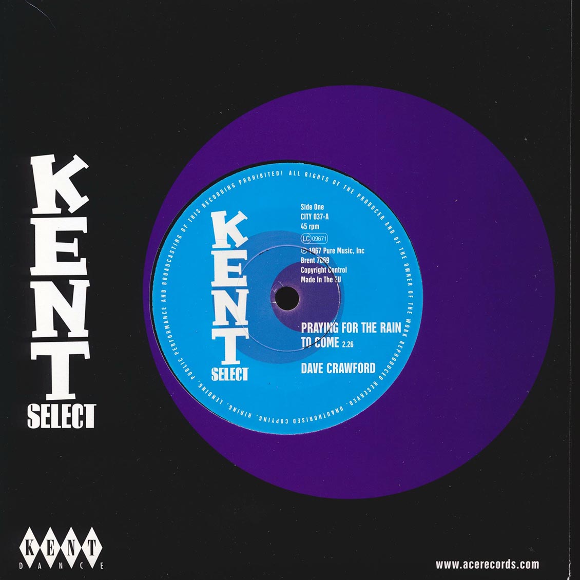 Dave Crawford - Praying For The Rain To Come  /  Jeannie Trevor - Tinklin' Bells