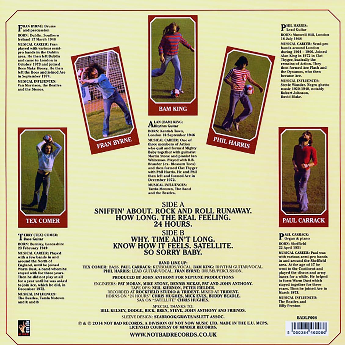 Ace - Five-A-Side (180g) (colored vinyl)