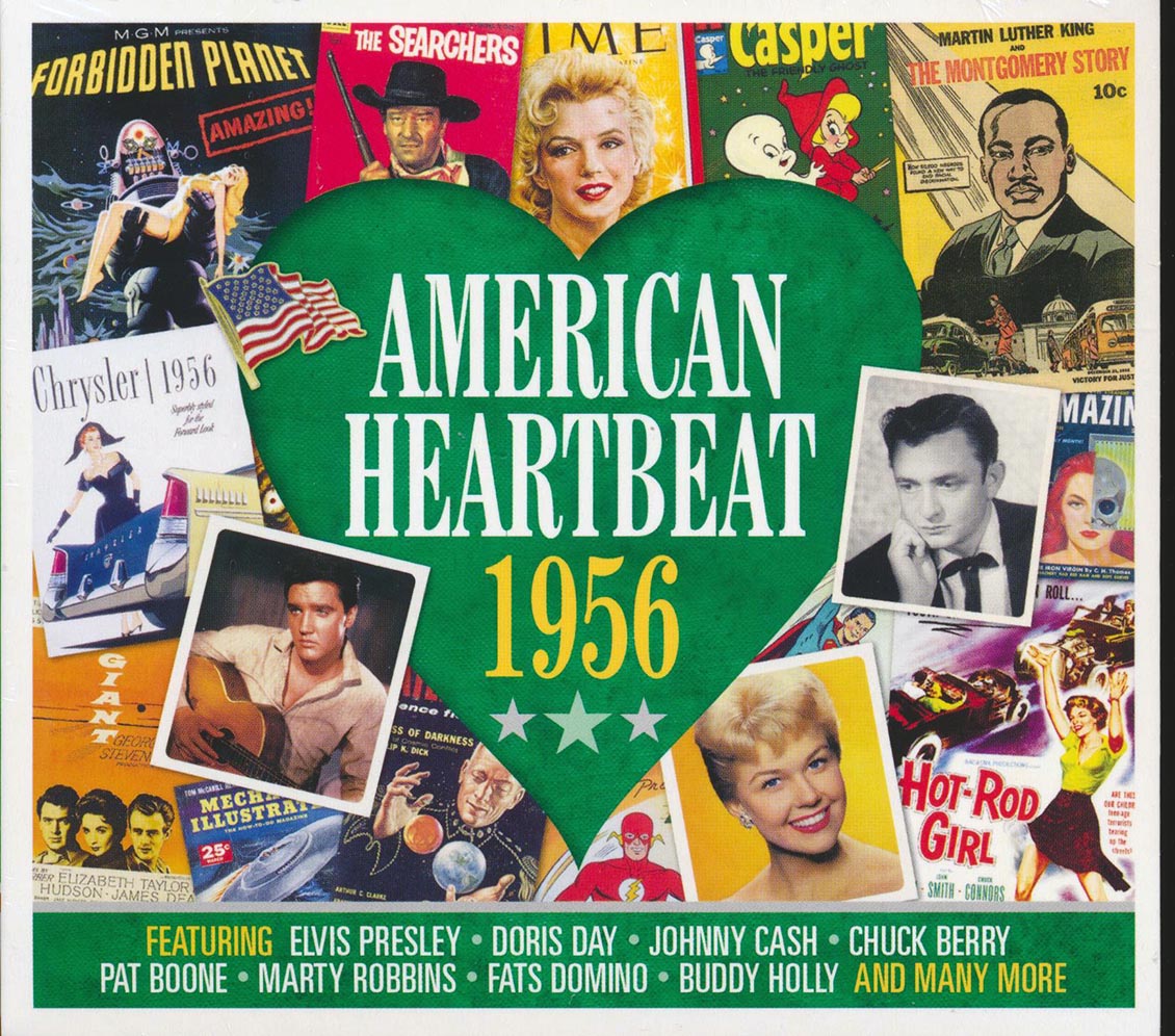 Various - American Heartbeat 1956 (50 tracks) (2xCD) (deluxe 3-fold digipak)
