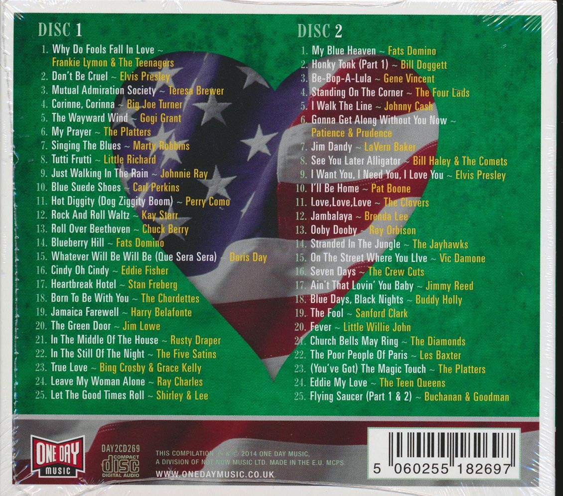 Various - American Heartbeat 1956 (50 tracks) (2xCD) (deluxe 3-fold digipak)
