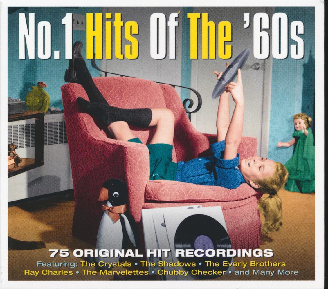 Various - Number 1 Hits Of The '60s (75 tracks) (3xCD) (deluxe 3-fold digipak)