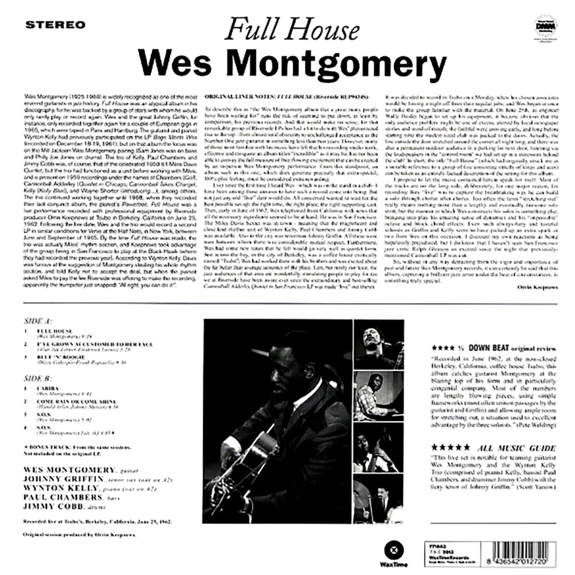Wes Montgomery - Full House (180g)