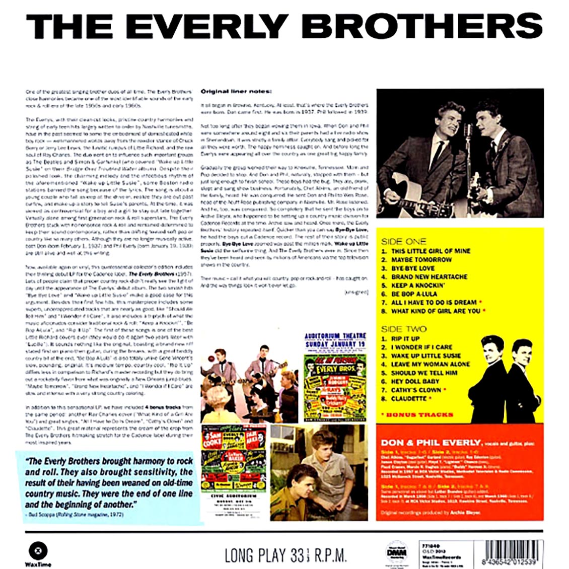 The Everly Brothers - The Everly Brothers (180g)