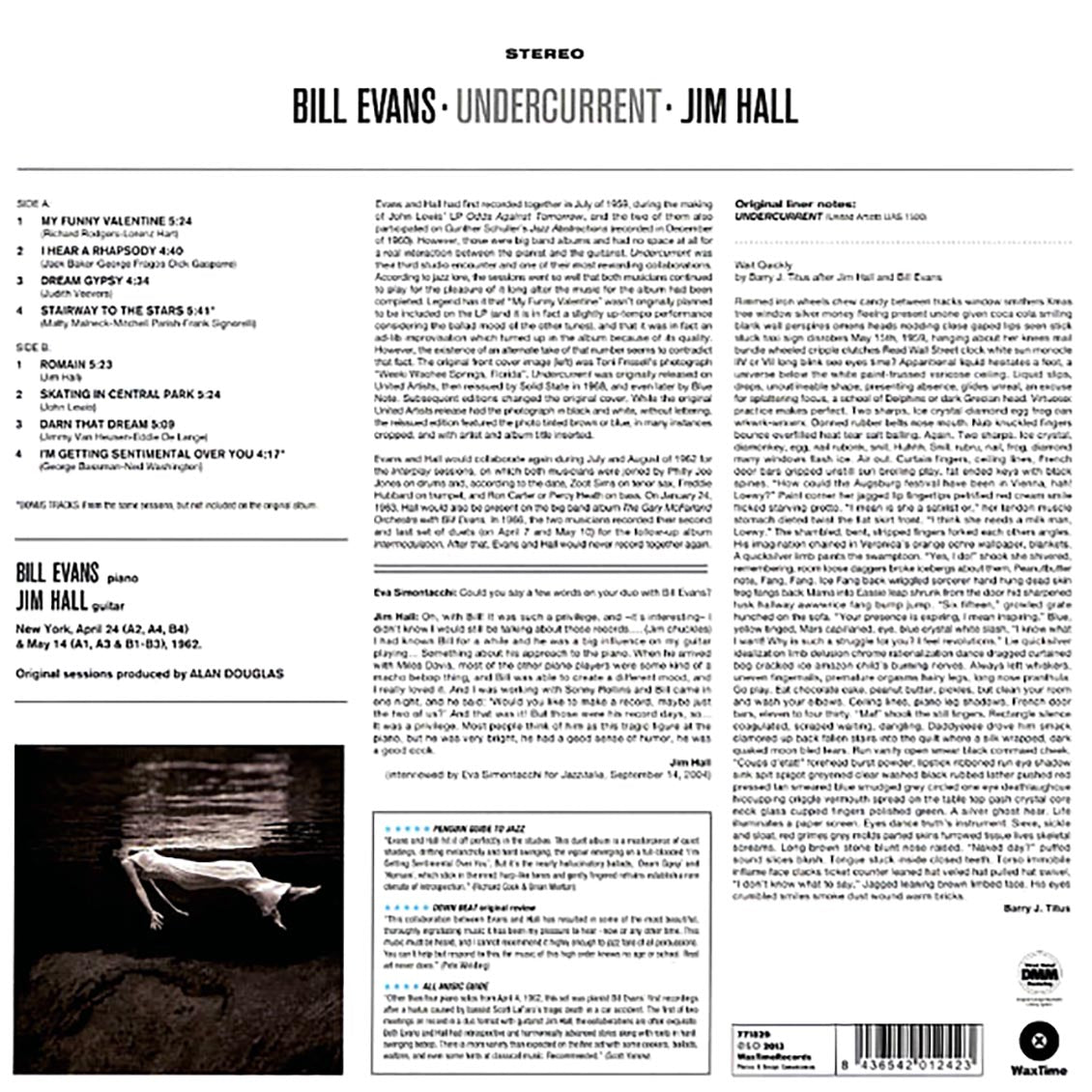 Bill Evans, Jim Hall - Undercurrent (180g)