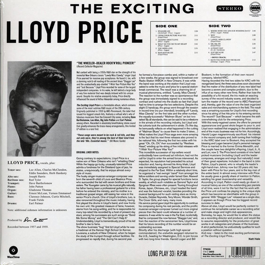 Lloyd Price - The Exciting Lloyd Price (180g)
