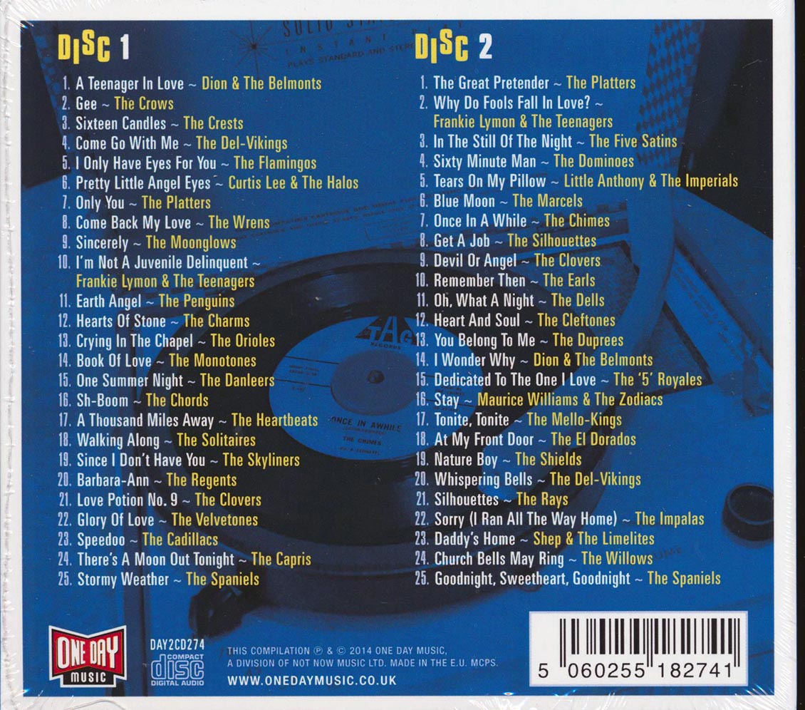 Various - The Very Best Of Doo-Wop (50 tracks) (2xCD) (deluxe 3-fold digipak)