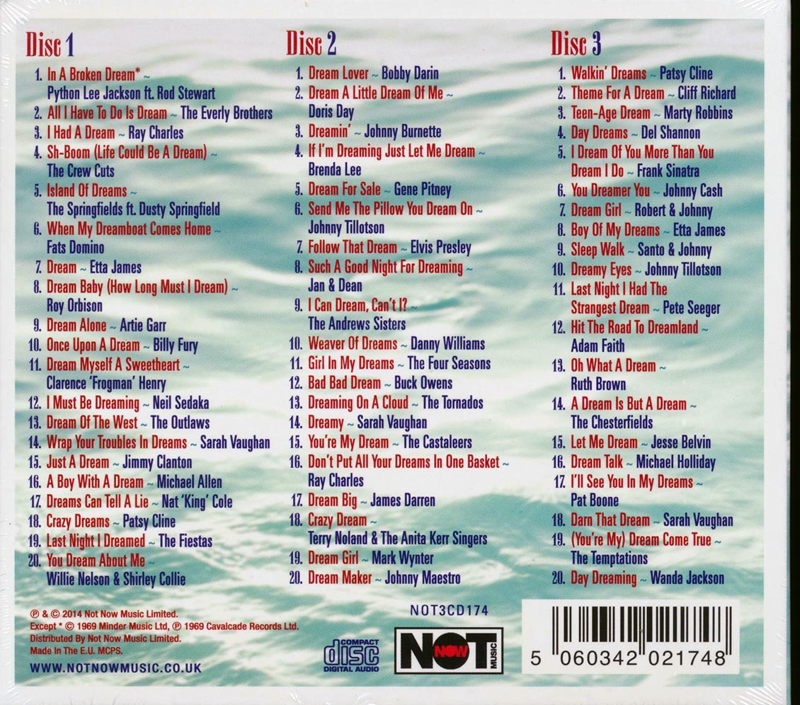 Various - In A Broken Dream: 60 Dreamy Classics (60 tracks) (3xCD) (deluxe 3-fold digipak)