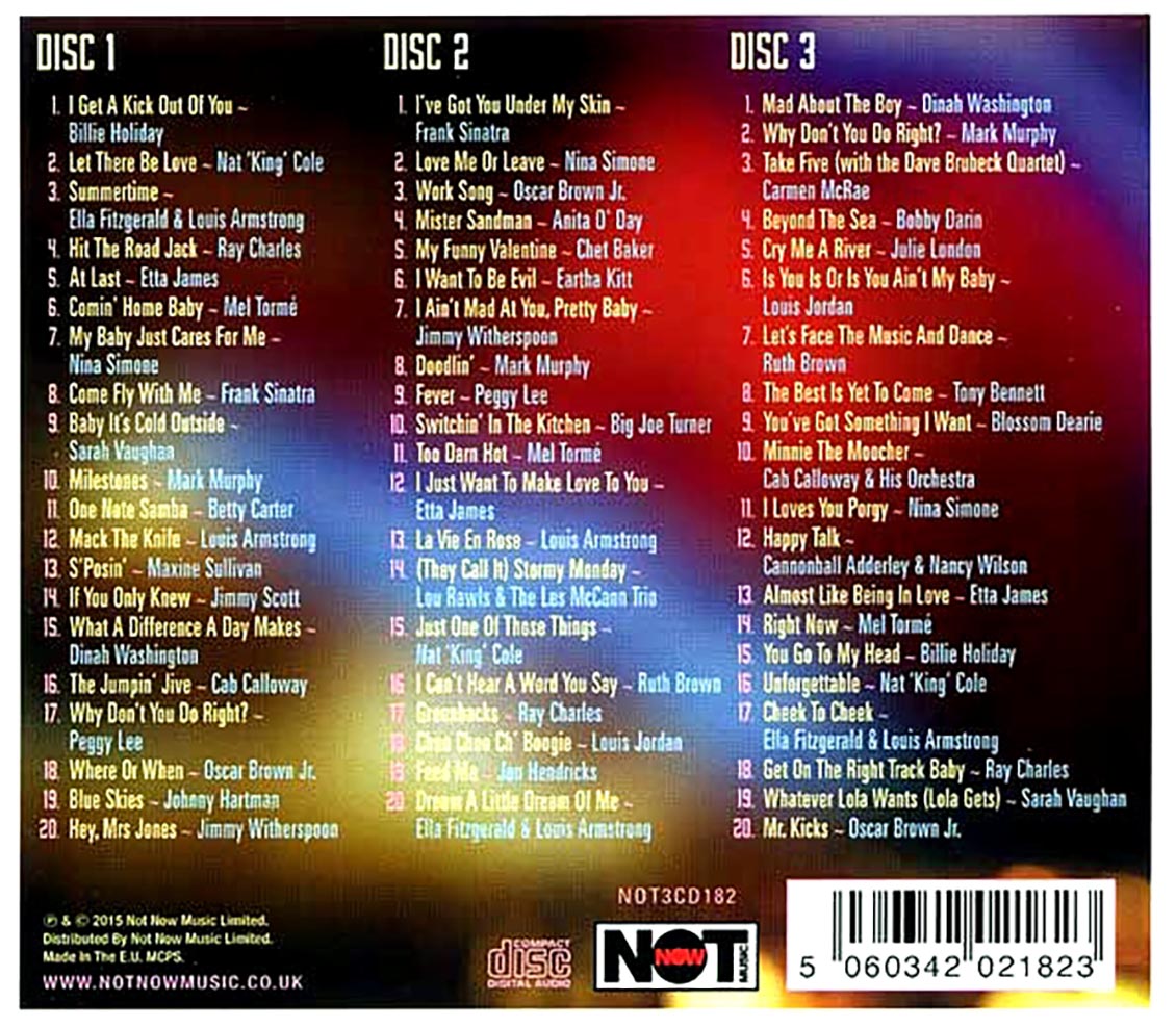 Various - The Very Best Jazz Vocalists (60 tracks) (3xCD) (deluxe 3-fold digipak)