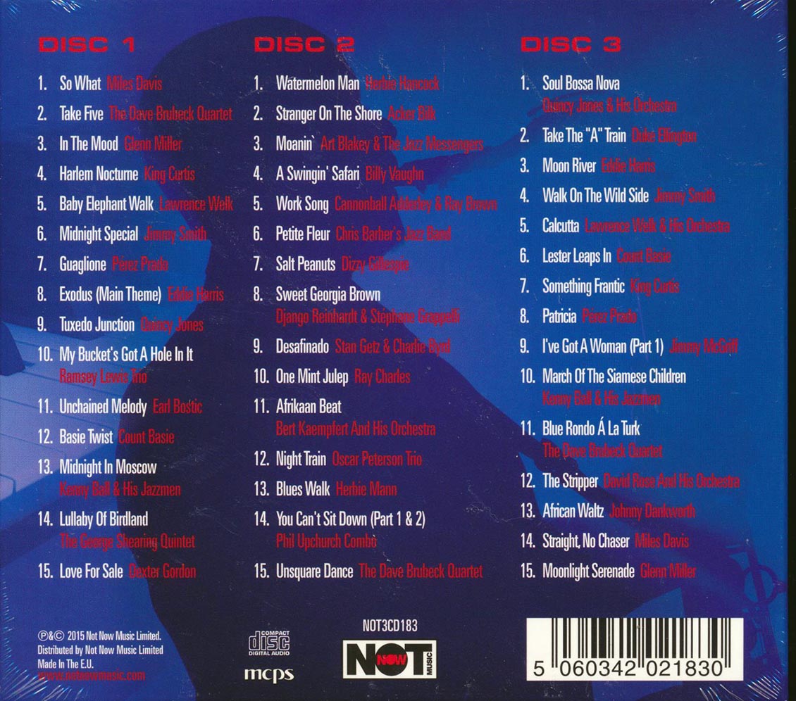 Various - The Very Best Jazz Instrumentals (45 tracks) (3xCD) (deluxe 3-fold digipak)