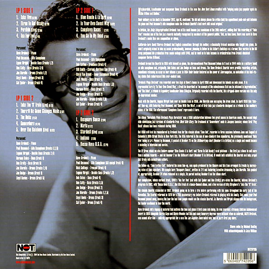 Dave Brubeck - The Very Best Of Dave Brubeck (2xLP) (180g)
