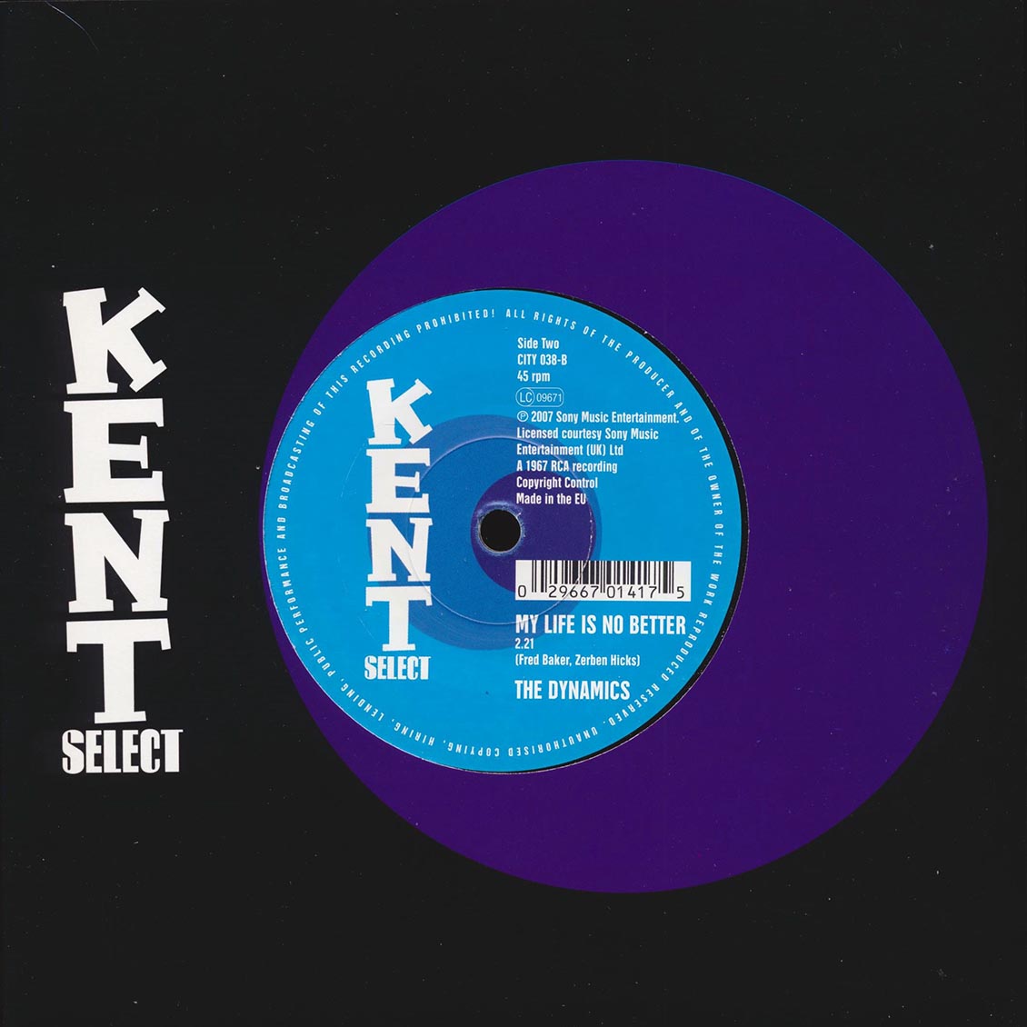 Kenny Carter - You'd Better Get Hip Girl  /  The Dynamics - My Life Is No Better