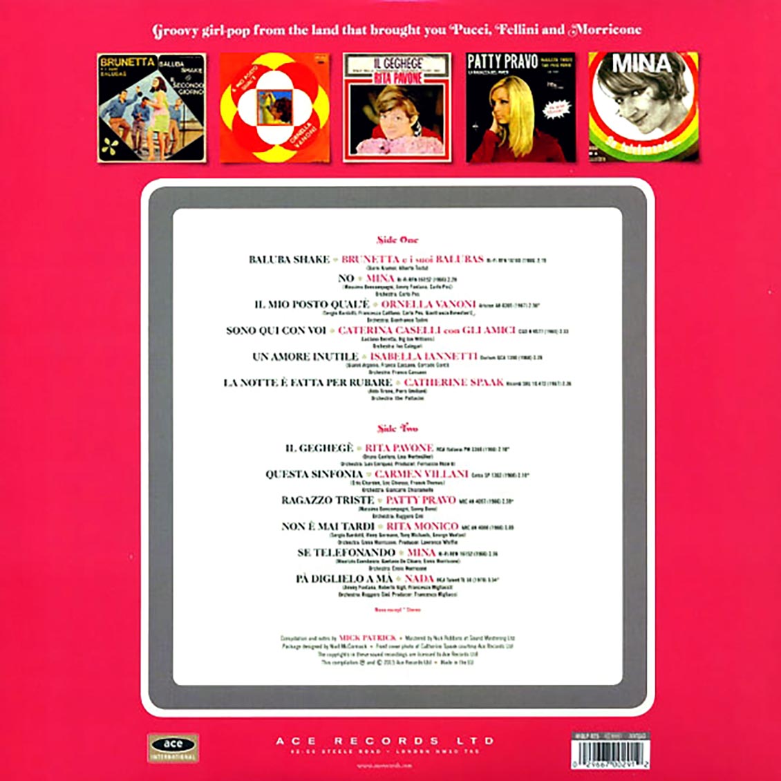 Various - Ciao Bella! Italian Girl Singers Of The 60s (180g) (colored vinyl)
