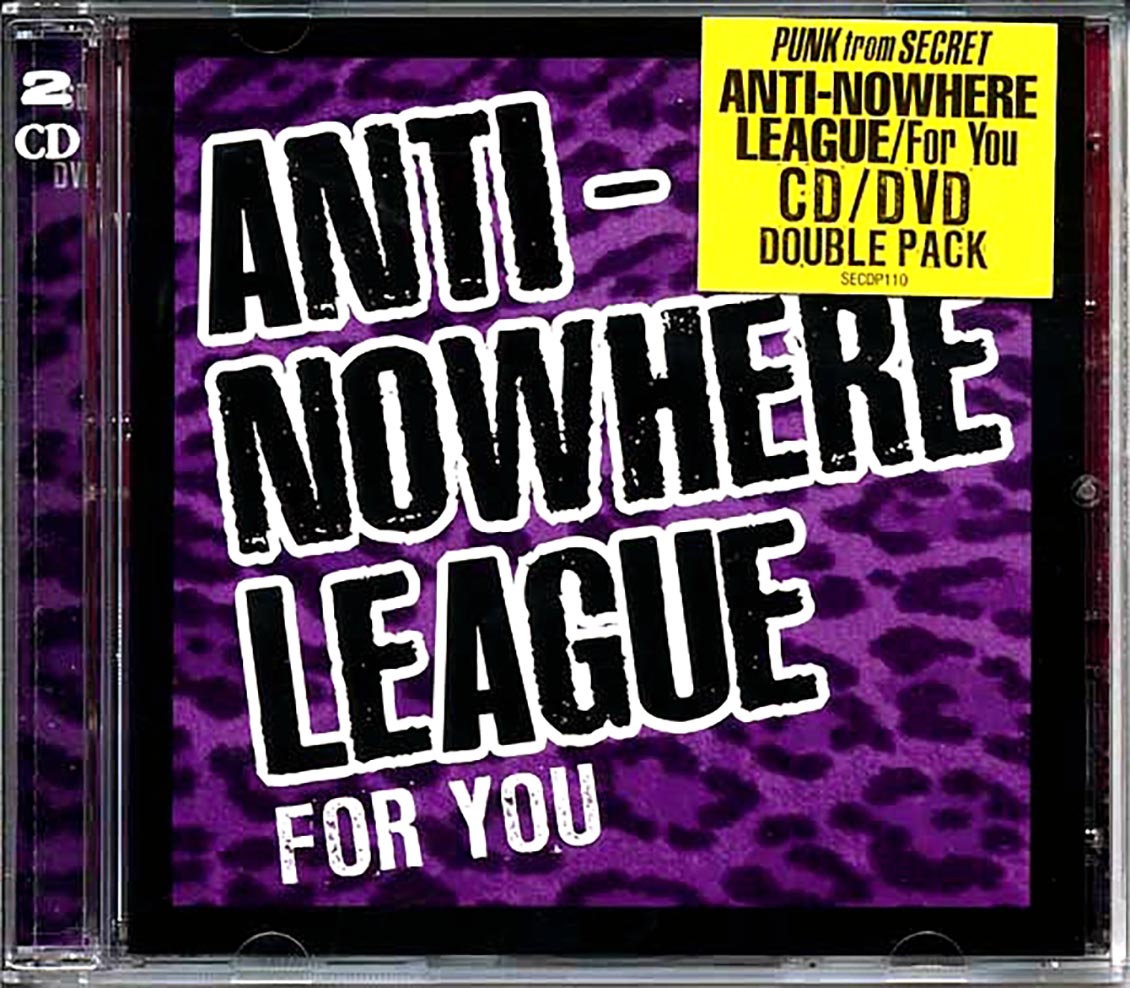Anti-Nowhere League - For You (20 tracks) (incl. DVD)