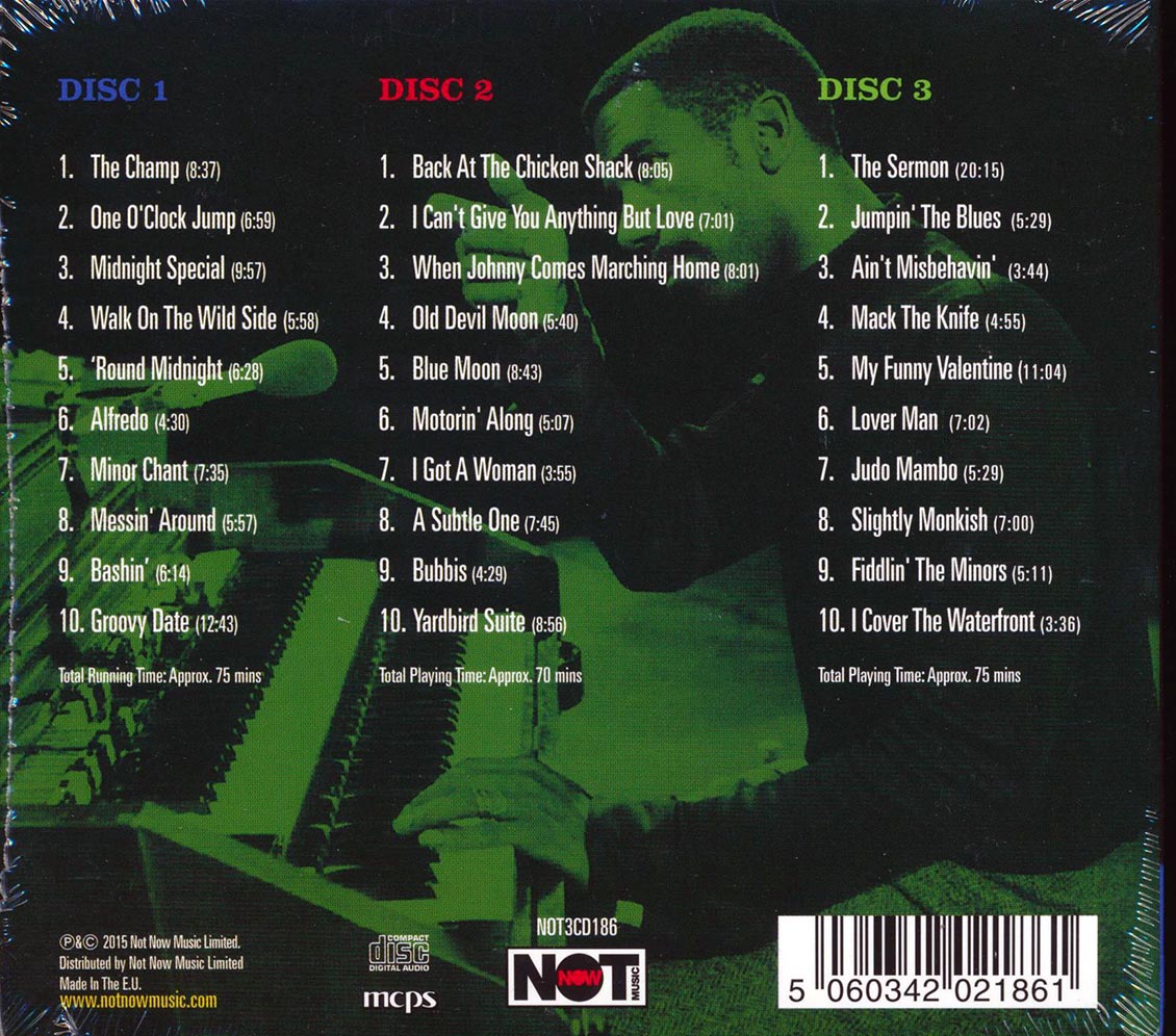 Jimmy Smith - Organization (30 tracks) (3xCD) (deluxe 3-fold digipak)