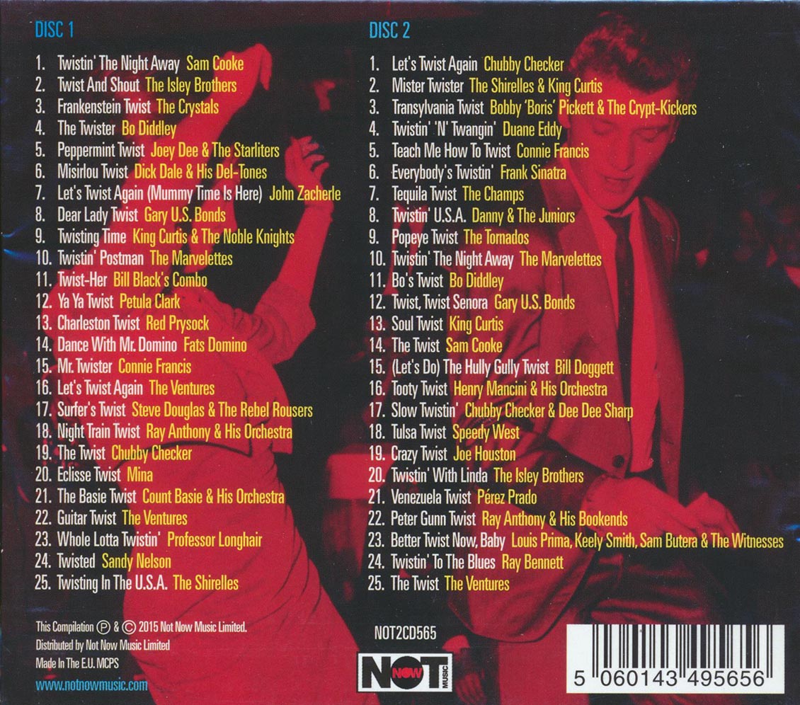 Various - Twistin' The Night Away: 50 Songs That Defined The Twist Craze (50 tracks) (2xCD)