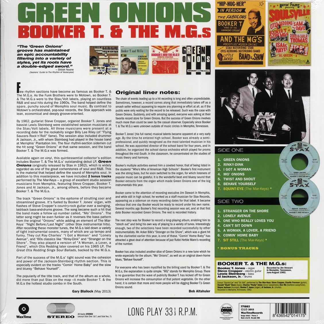 Booker T & The MG's - Green Onions (180g)