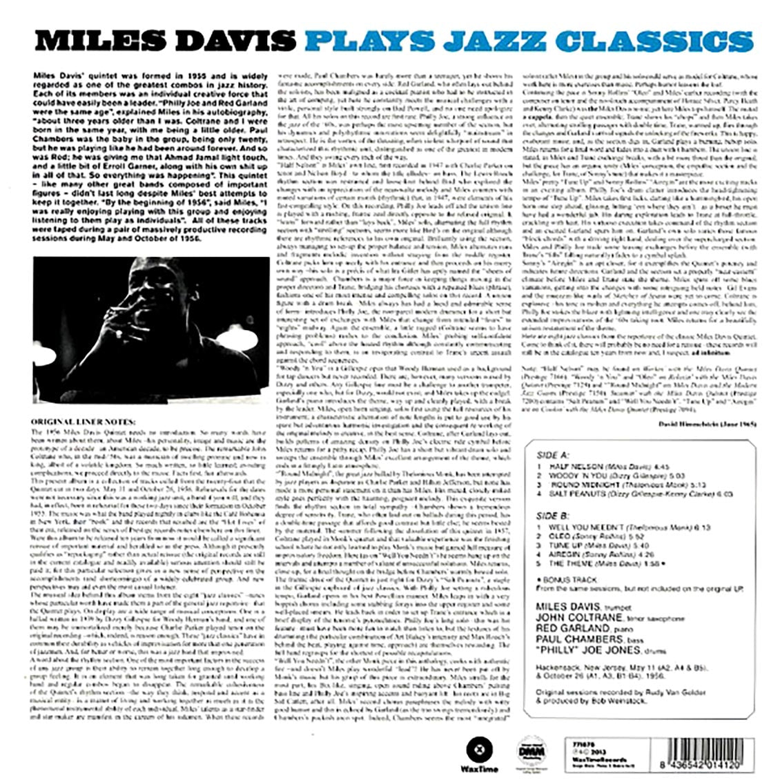 Miles Davis - Miles Davis Plays Jazz Classics (180g)