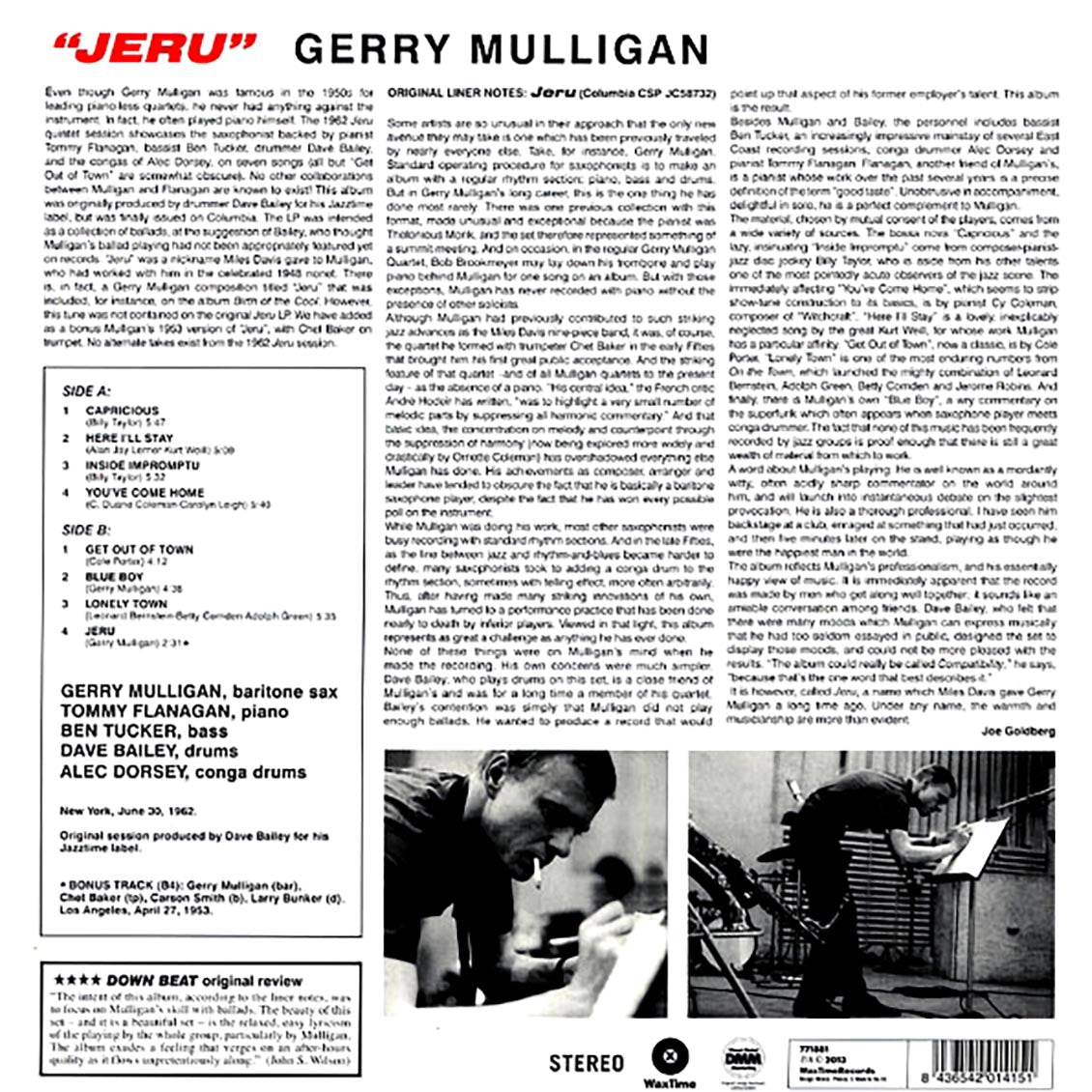 Gerry Mulligan - Jeru (180g)