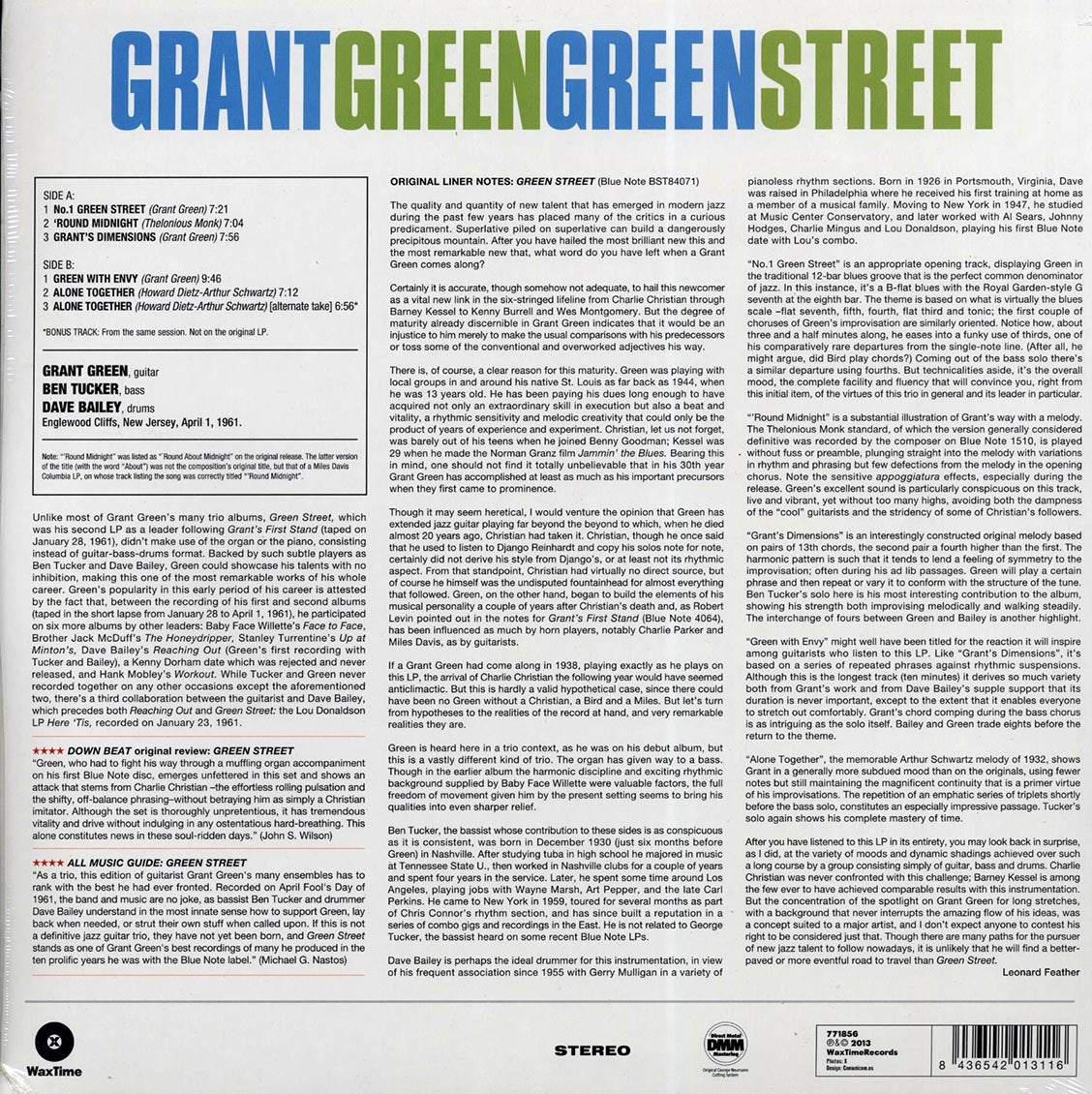 Grant Green - Green Street (180g)
