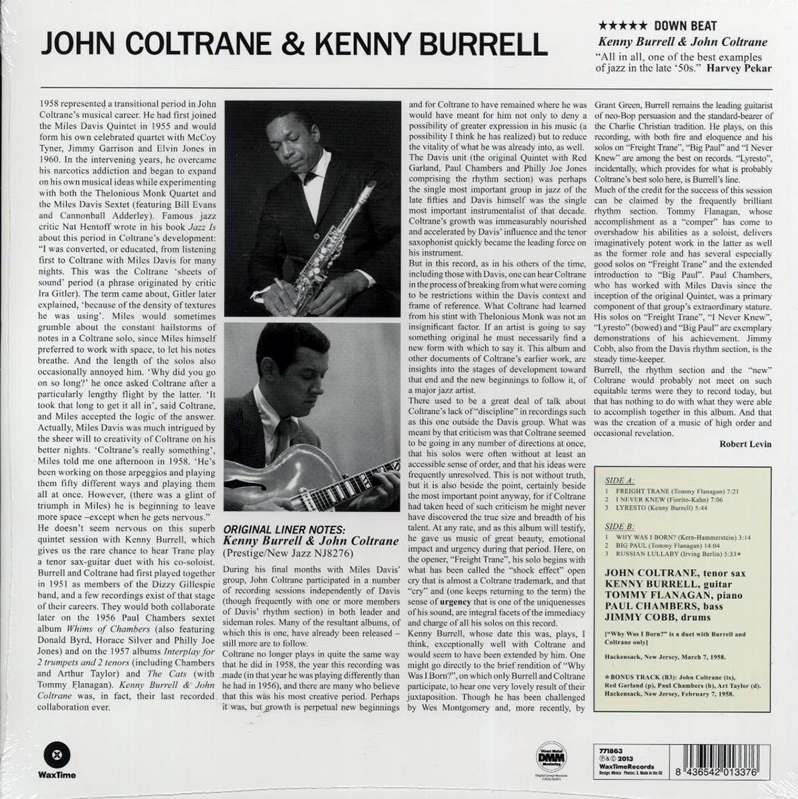 John Coltrane, Kenny Burrell - John Coltrane & Kenny Burrell (+bonus track) (ltd. ed.) (180g) (remastered)
