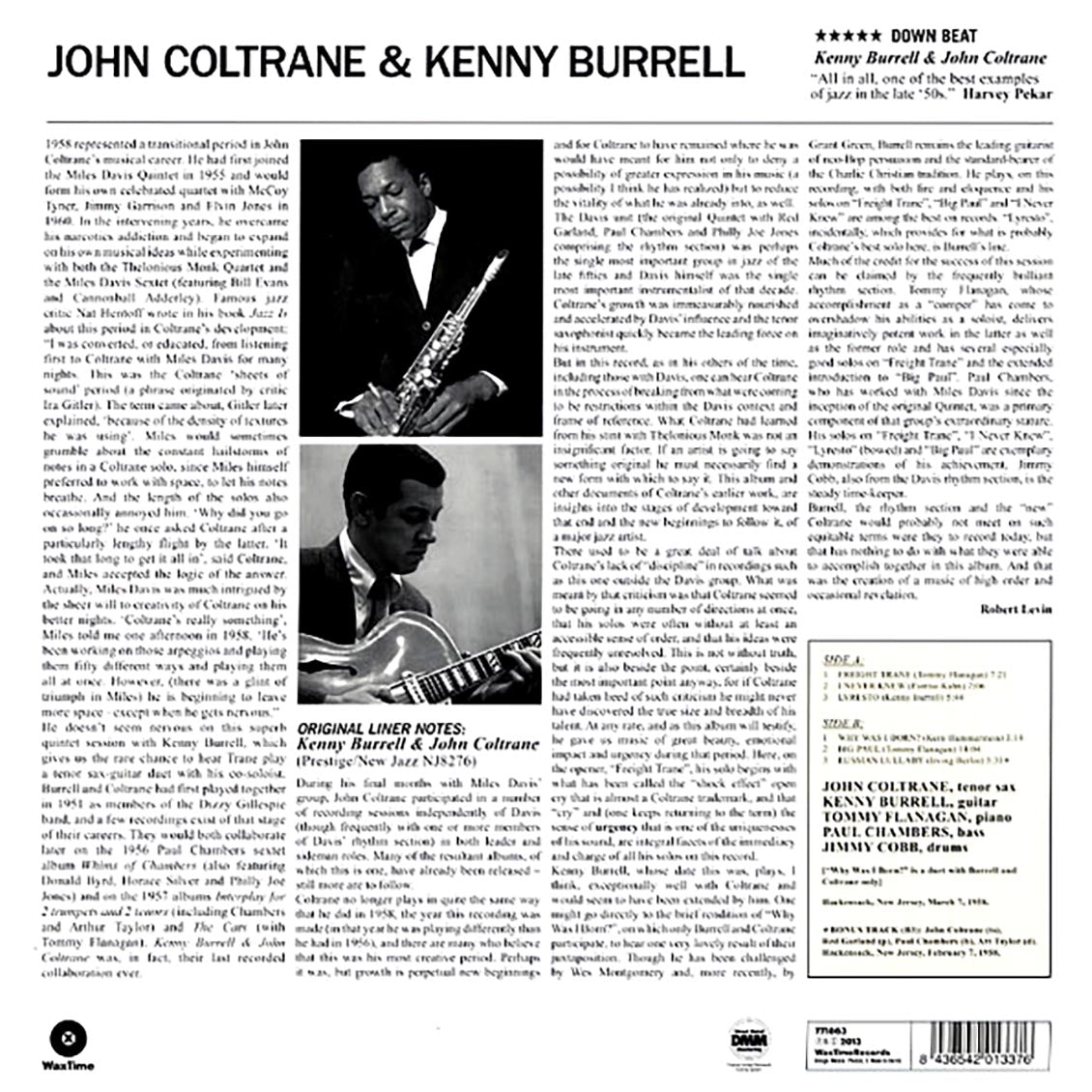 John Coltrane, Kenny Burrell - John Coltrane & Kenny Burrell (180g)