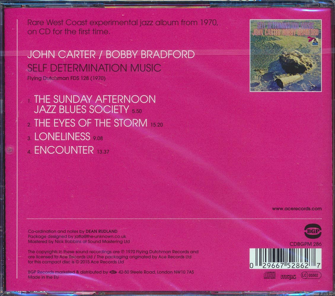 John Carter, Bobby Bradford - Self Determination Music