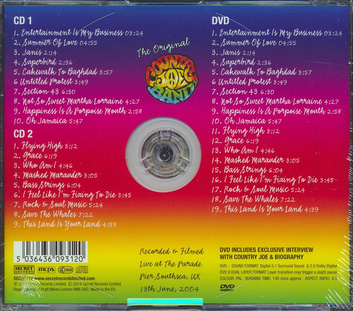 Country Joe Band - Entertainment Is My Business (2xCD) (incl. DVD)