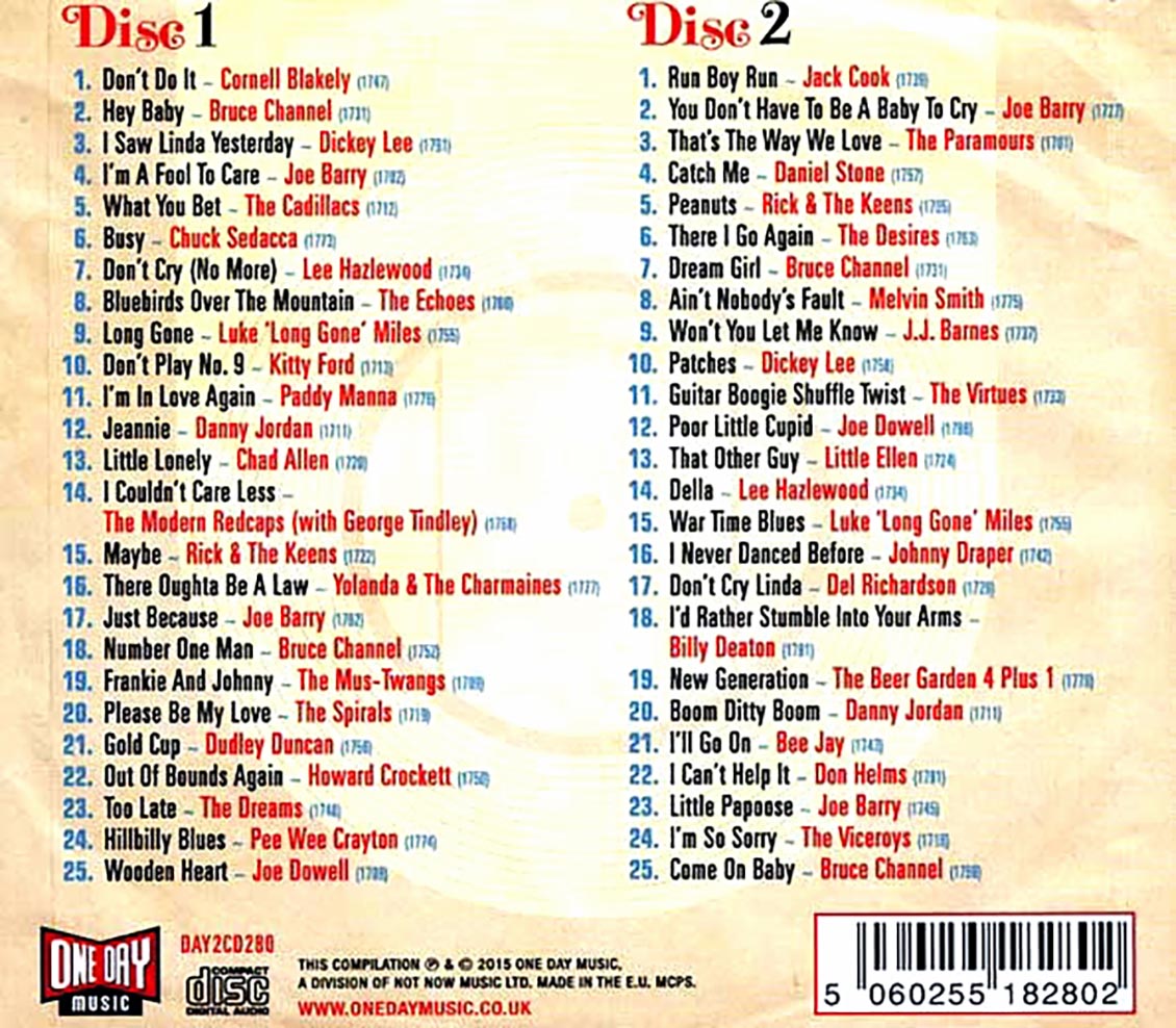 Various - Don't Do It: The Smash Records Story 1961-1962 (50 tracks) (2xCD) (deluxe 3-fold digipak)