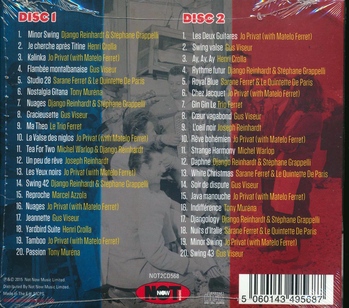 Various - Gypsy Jazz: The Authentic Sound Of Parisian Street Jazz (40 tracks) (2xCD)