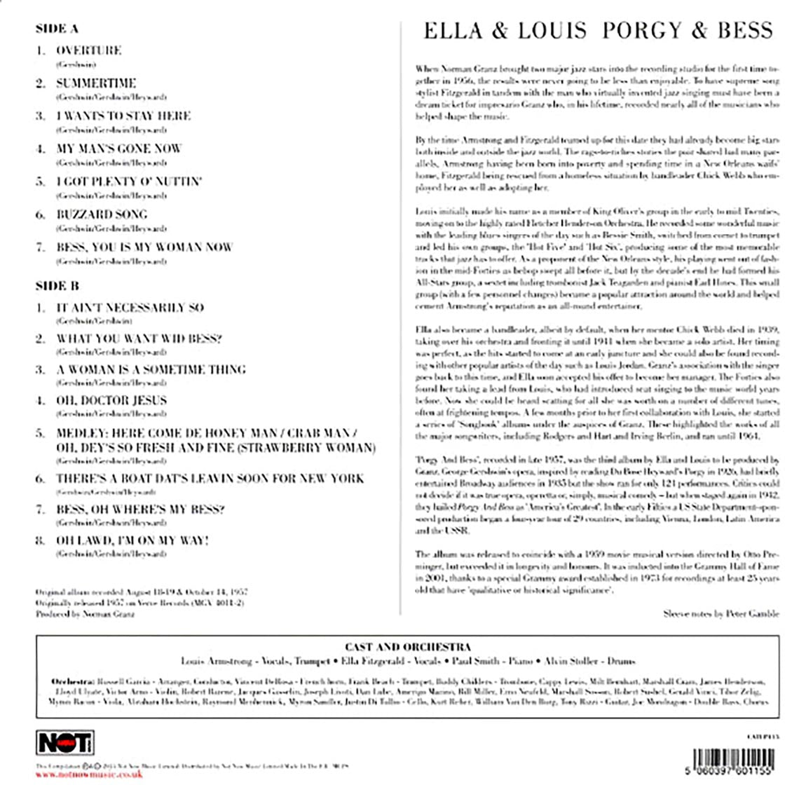 Ella Fitzgerald, Louis Armstrong - Porgy & Bess (180g)