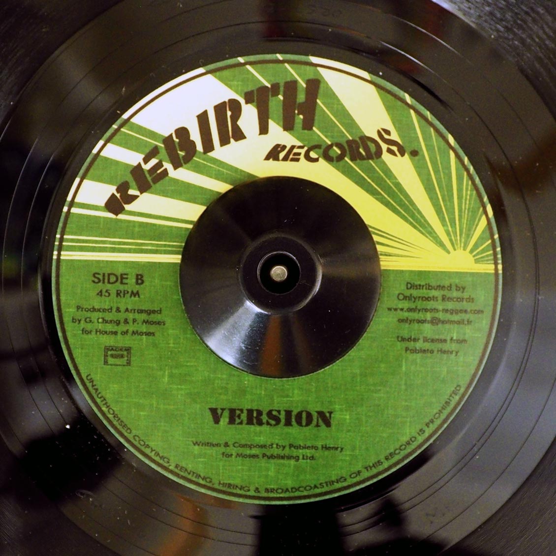 Pablo Moses - I Man A Grass Hopper  /  Version