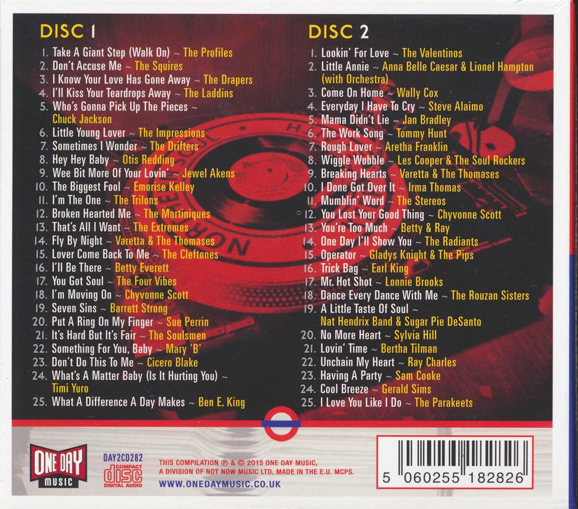 Various - Northern Soul Underground: 50 Soulful Rarities (50 tracks) (2xCD) (deluxe 3-fold digipak)