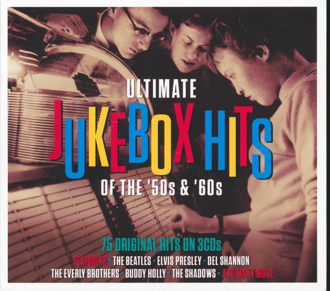 Various - Ultimate Jukebox Hits Of The 50s & 60s: 75 Original Hits On 3 CDs (75 tracks) (3xCD) (deluxe 3-fold digipak)