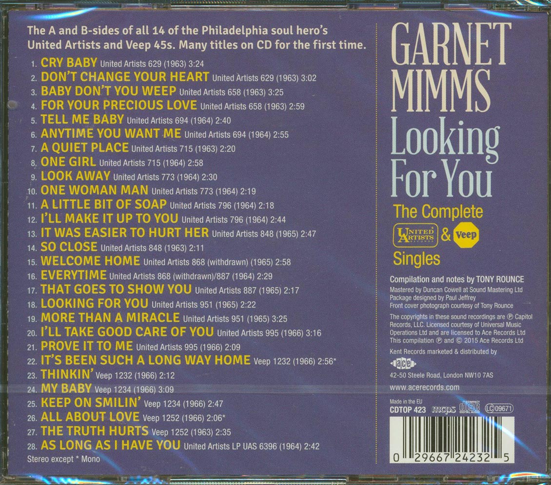 Garnet Mimms - Looking For You: The Complete United Artists & Veep Singles