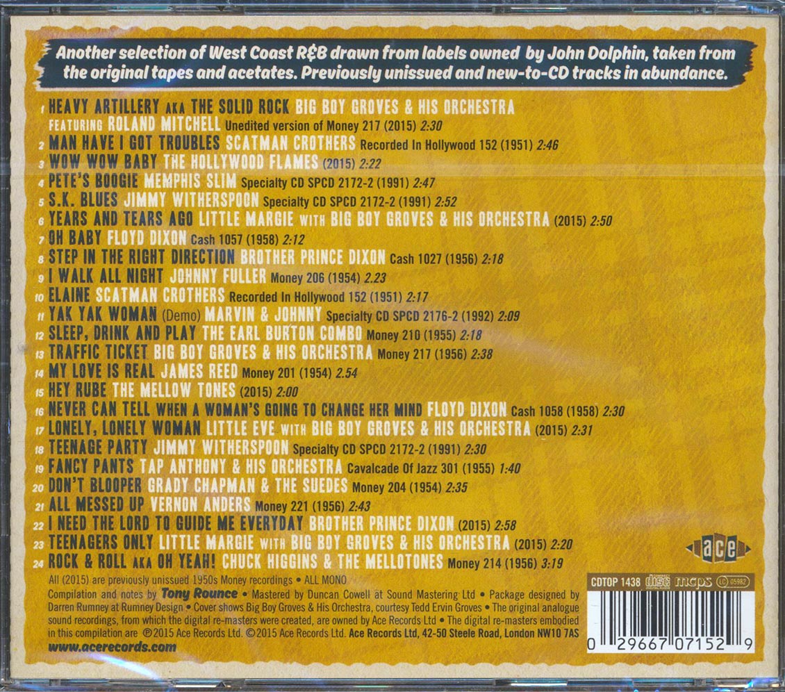 Various - Wow, Wow, Baby! 1950's R&B, Blues & Gospel From Dolphin's Of Hollywood Volume 3