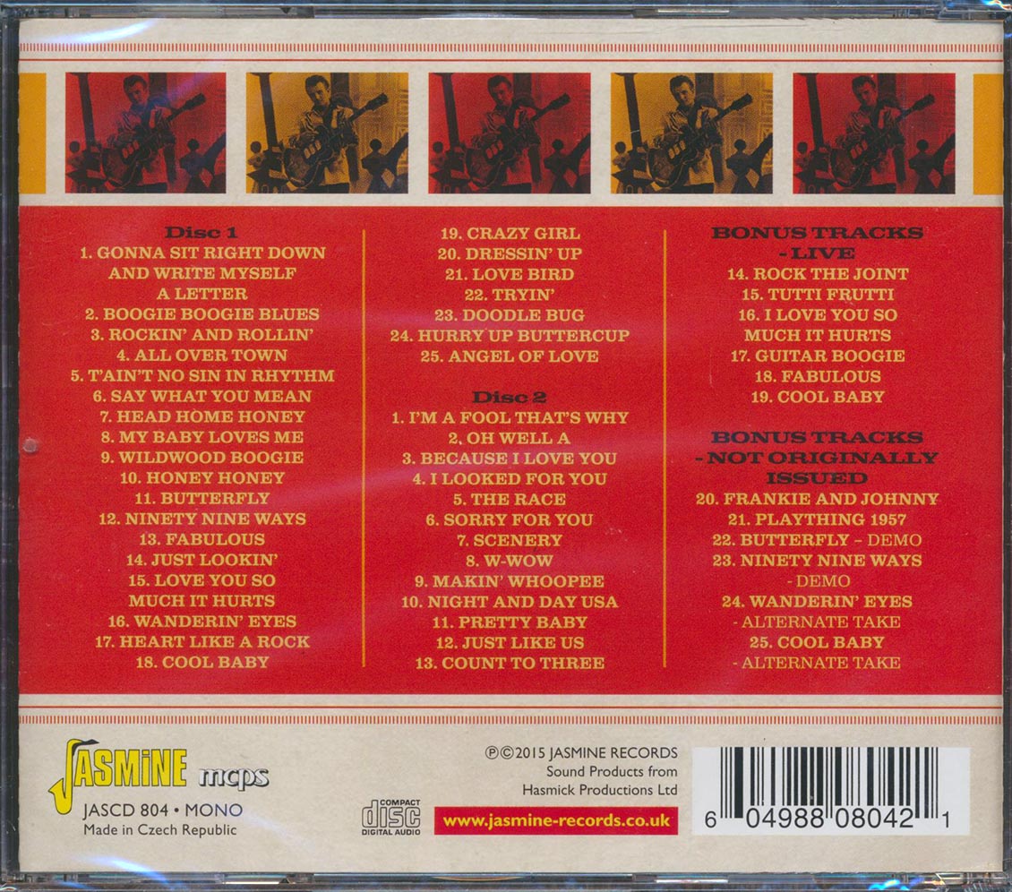 Charlie Gracie - Rockin' And Rollin': A Singles Collection, As & Bs 1951-1962 (50 tracks) (2xCD)