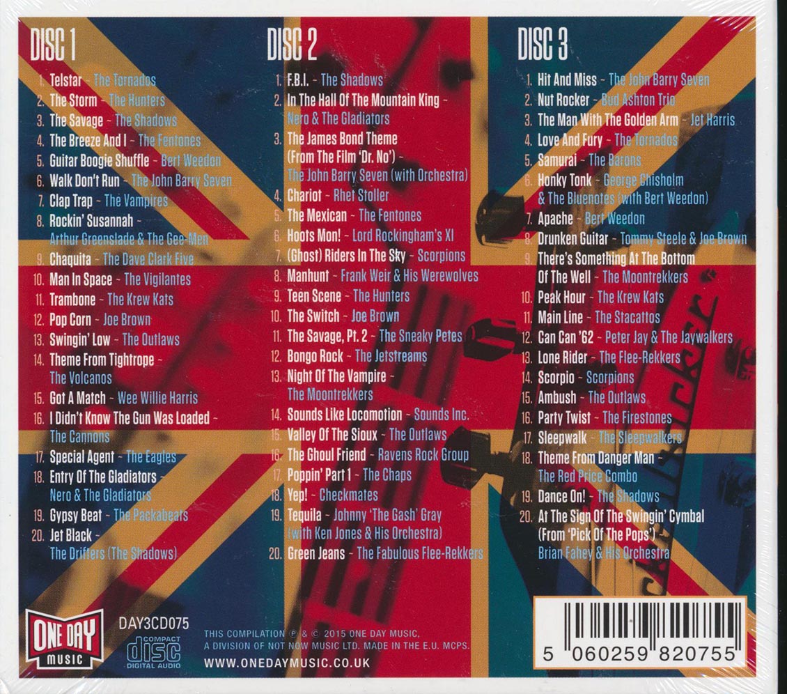 Various - Great British Instrumentals Of The '50s & '60s (60 tracks) (3xCD) (deluxe 3-fold digipak)