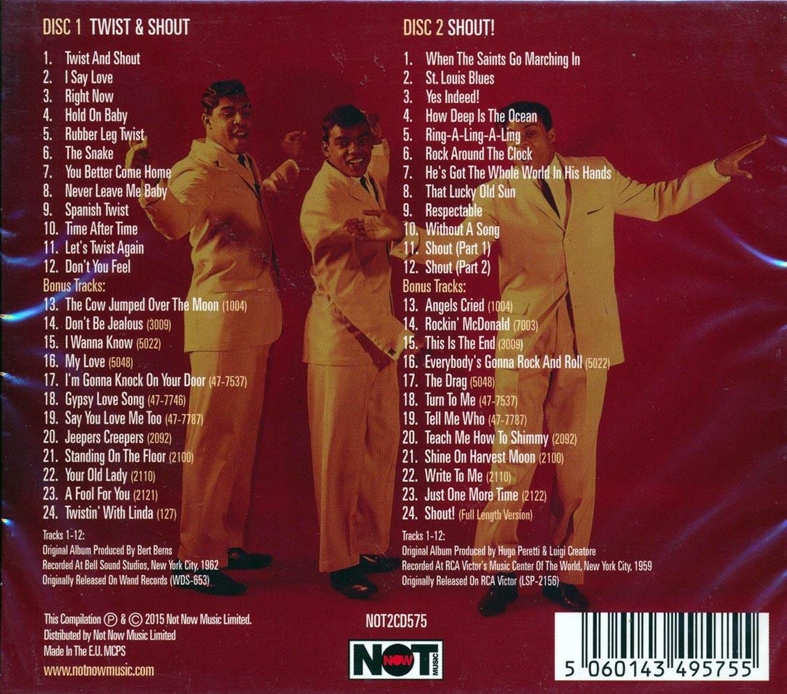 The Isley Brothers - Twist & Shout (48 tracks) (2xCD)