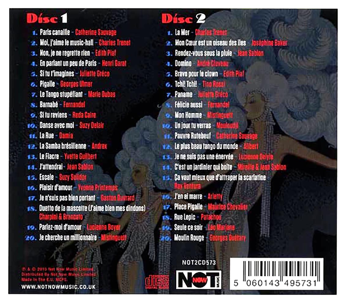 Various - Cabaret Nights In Paris (40 tracks) (2xCD)
