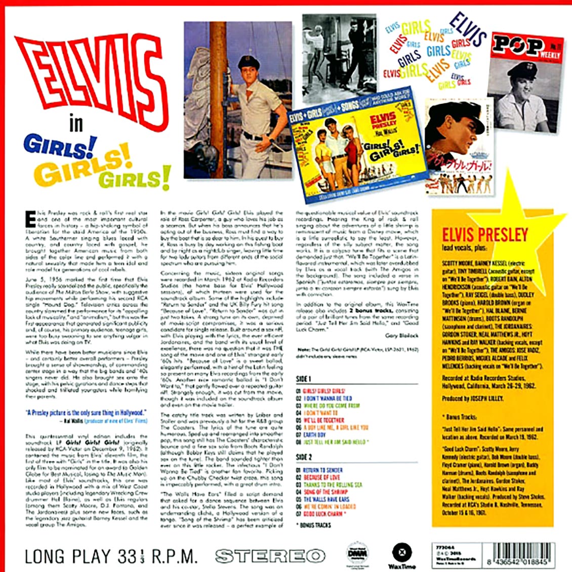 Elvis Presley - Girls! Girls! Girls! (incl. mp3) (180g)