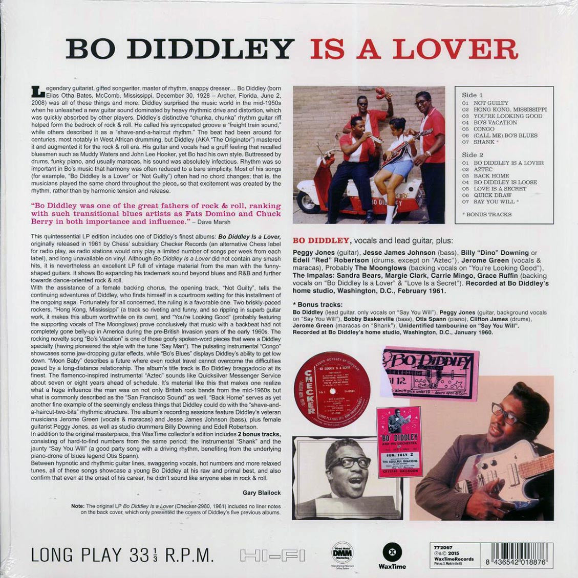 Bo Diddley - Bo Diddley Is A Lover (ltd. ed.) (180g)