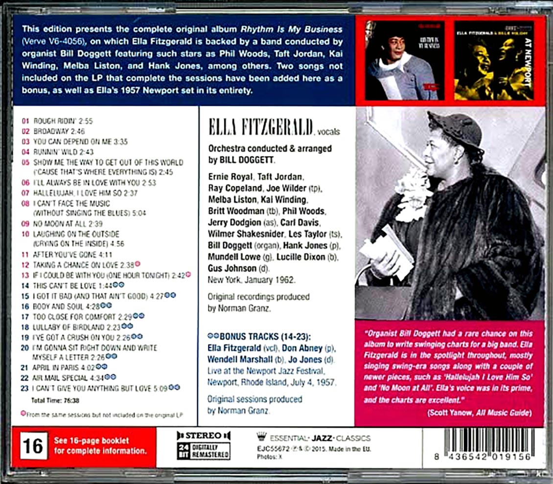 Ella Fitzgerald - Rhythm Is My Business