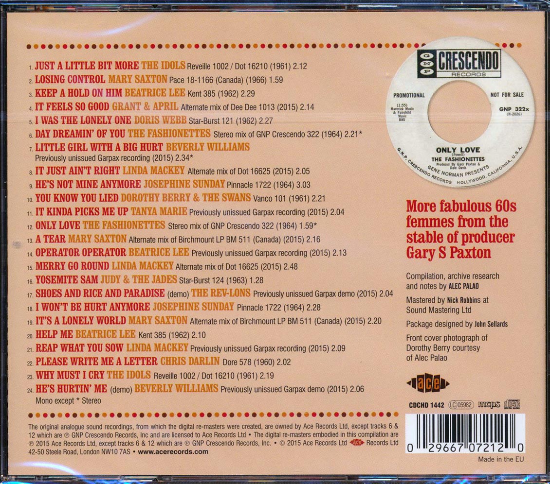 Various - Keep A Hold On Him! More Garpax Girls