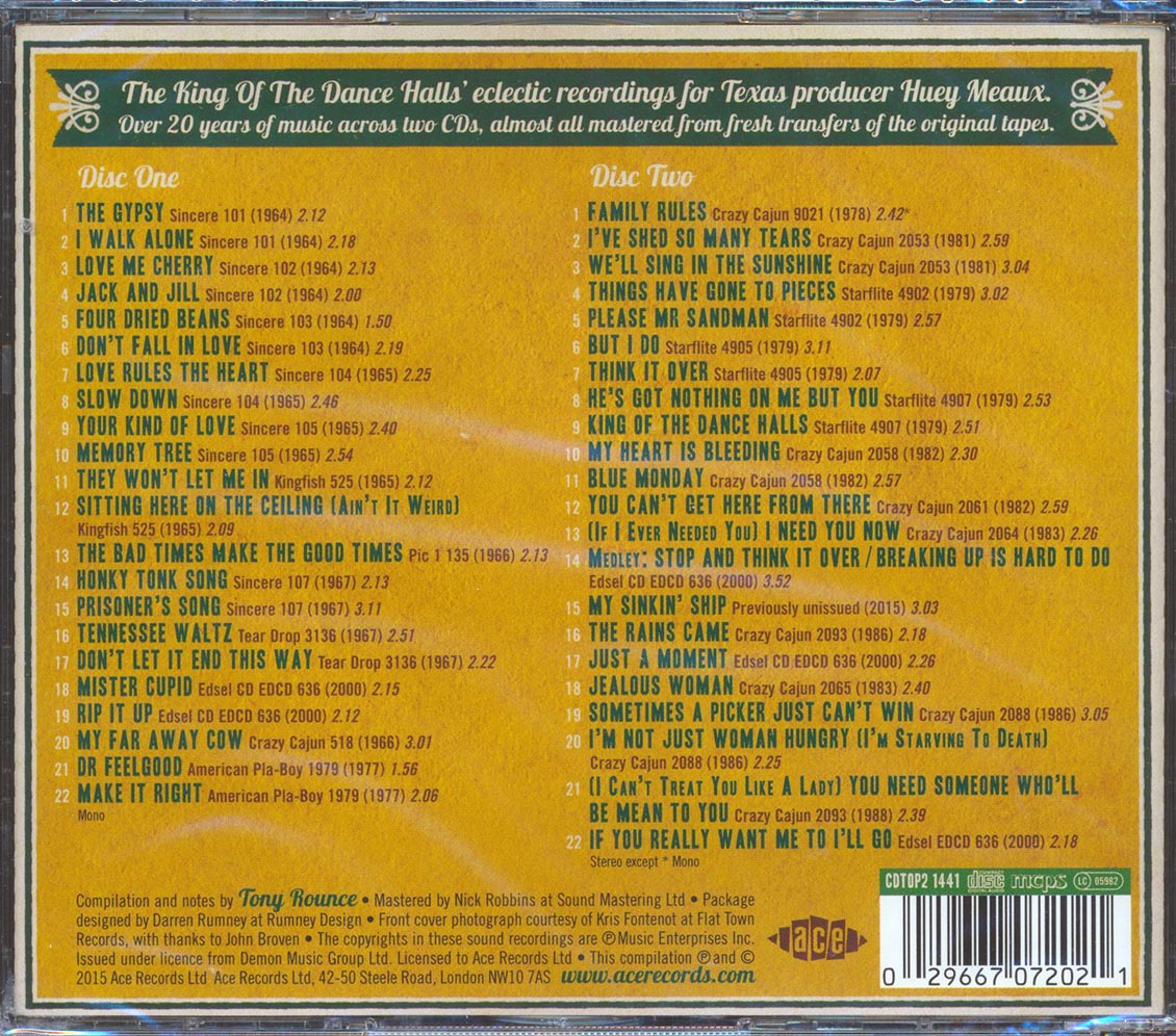Warren Storm - The Bad Times Make The Good Times: Classic Texas Recordings 1964-1986 (44 tracks) (2xCD)