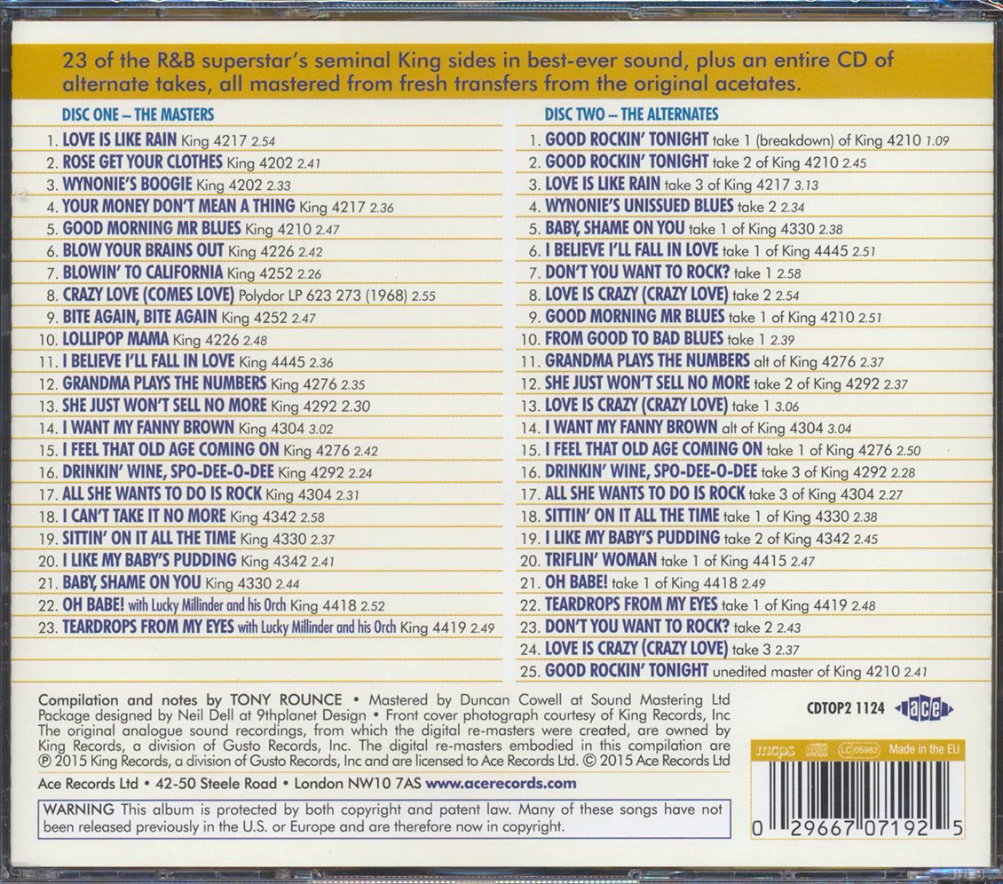 Wynonie Harris - Don't You Want To Rock? (2xCD)