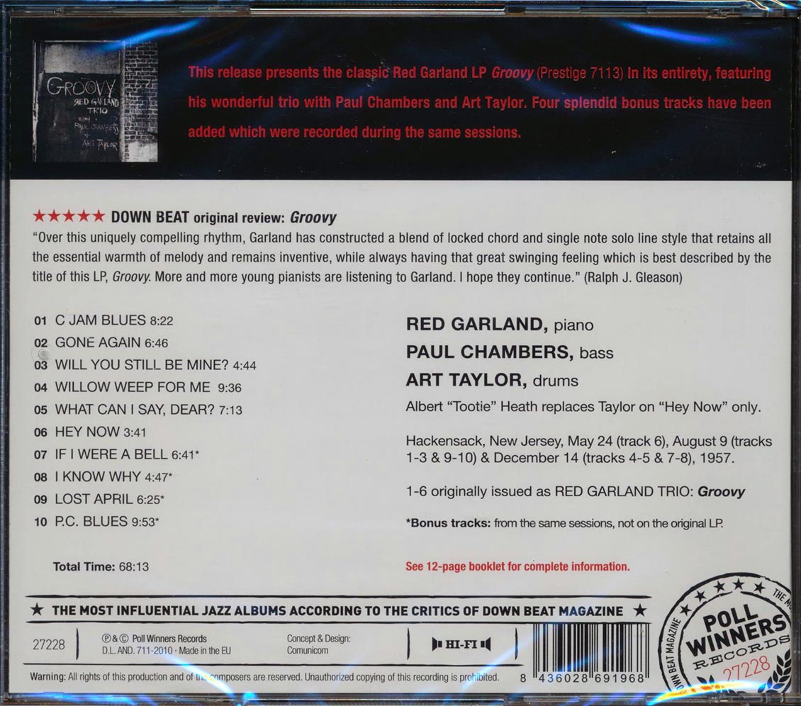 The Red Garland Trio - Groovy