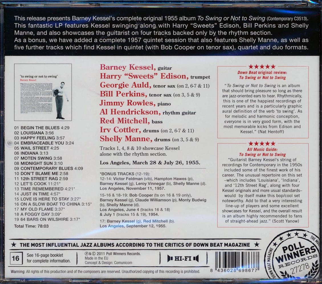Barney Kessel - To Swing Or Not To Swing