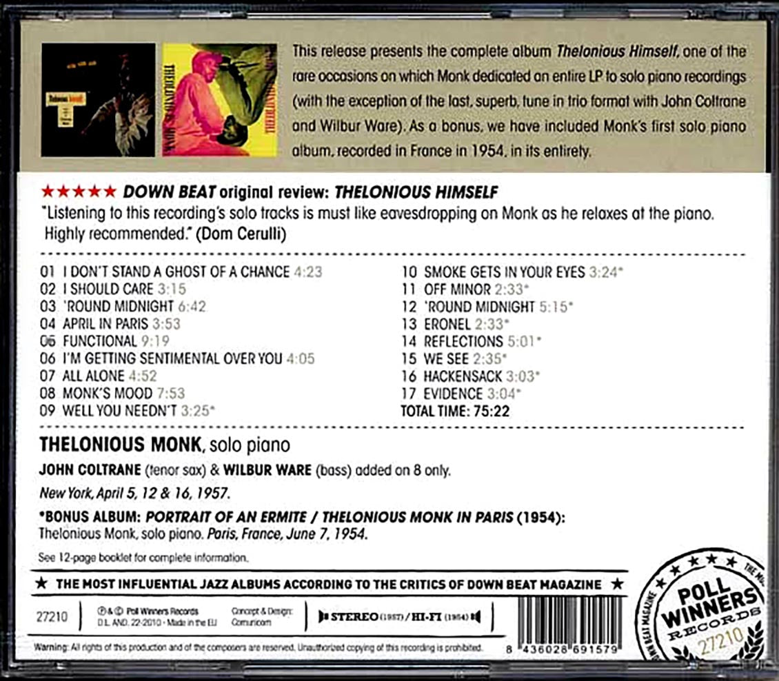 Thelonious Monk - Thelonious Himself