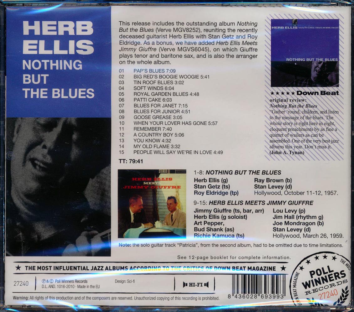 Herb Ellis, Jimmy Giuffre - Nothing But The Blues + Herb Ellis Meets Jimmy Giuffre